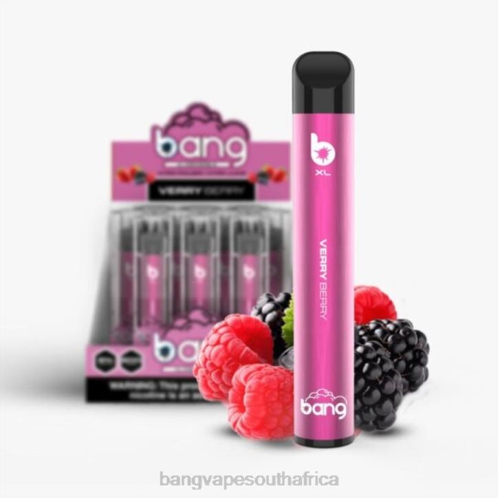 Bang Vape South Africa - Verry Berry Bang Vape XL Disposable X0VV35