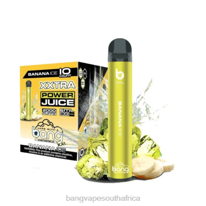 Bang Vape pens - Banana Ice Bang Vape XXL 2000 puffs X0VV13