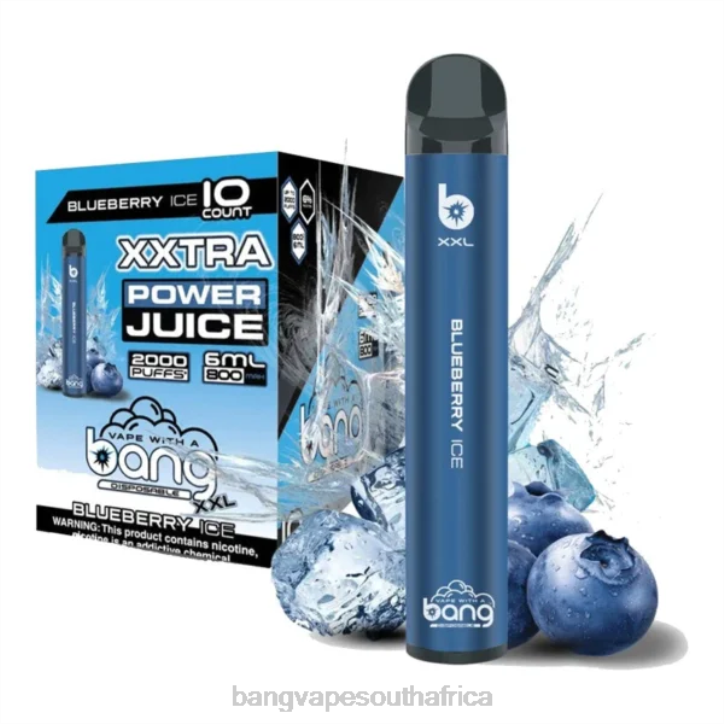 Bang Vape price - Blueberry Ice Bang Vape XXL 2000 puffs X0VV14